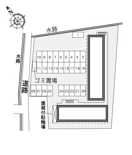 ★手数料０円★紀の川市打田　月極駐車場（LP）